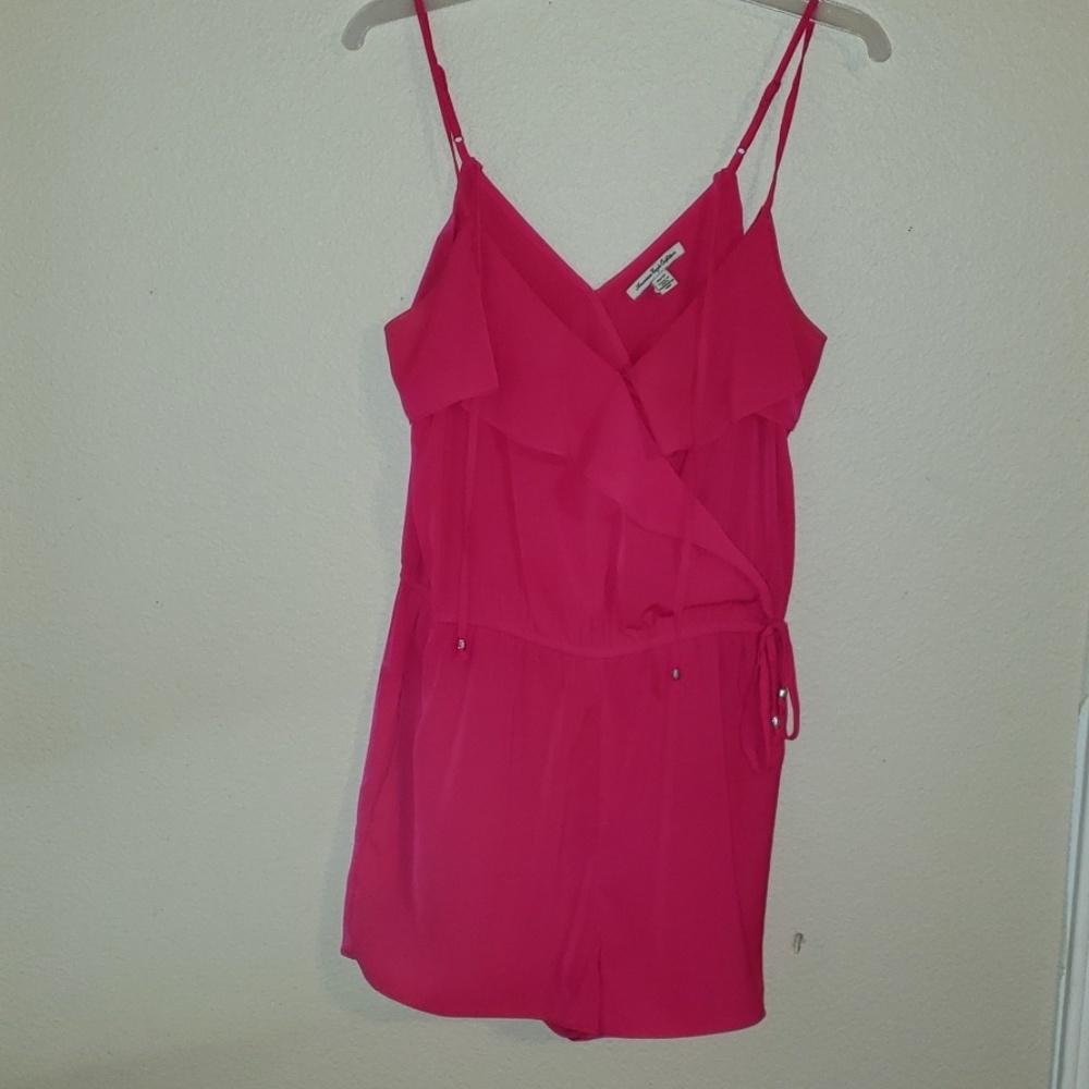 Hot pink Romper